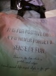 Positive Girls' bag